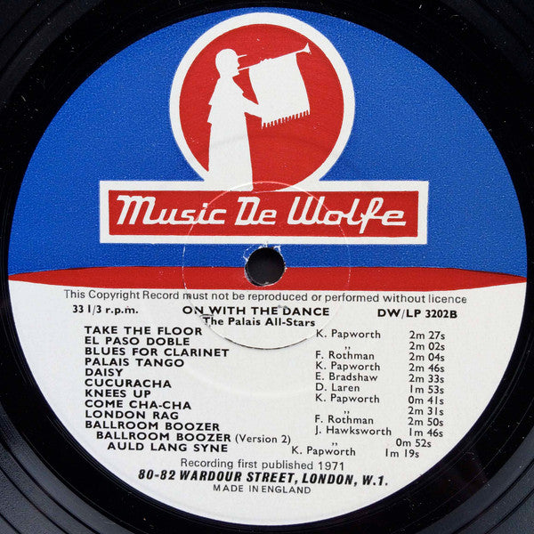 The Palais All Stars - On With The Dance