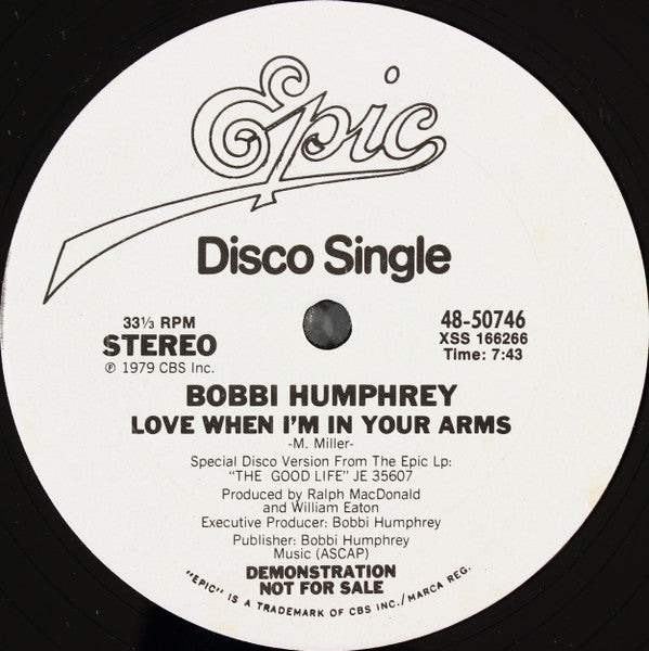 Bobbi Humphrey - Love When I'm In Your Arms