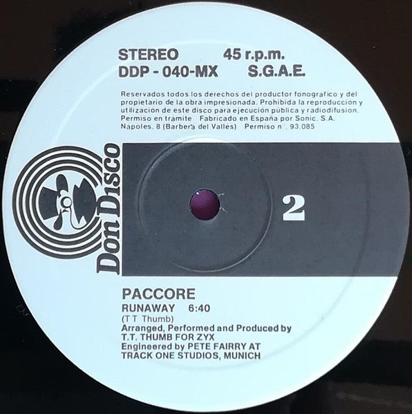 Paccore - Tainted Love (new '87 Version) & Where Did Our Love Go