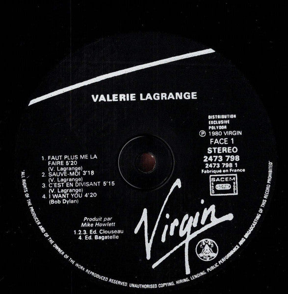 Valérie Lagrange - Valérie Lagrange
