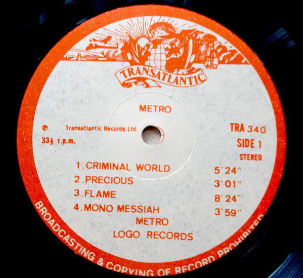 Metro (6) - Metro (Special Disco Import)