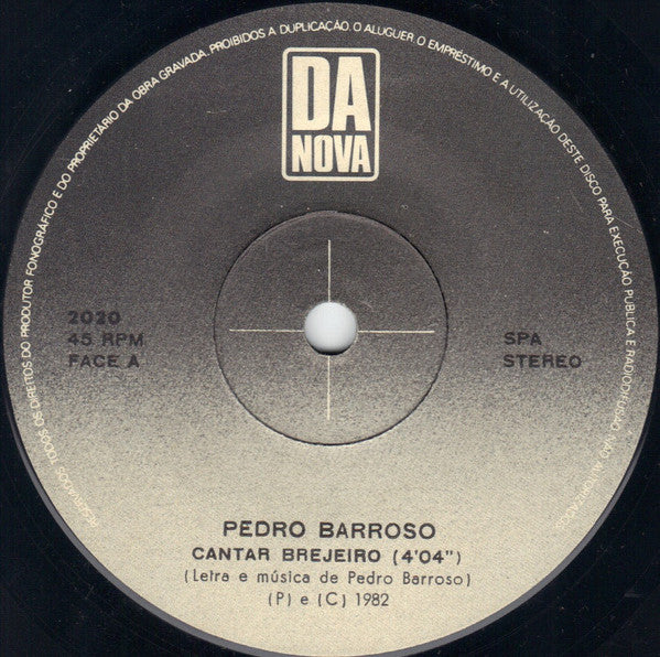 Pedro Barroso - Cantar Brejeiro / Tanta Gente