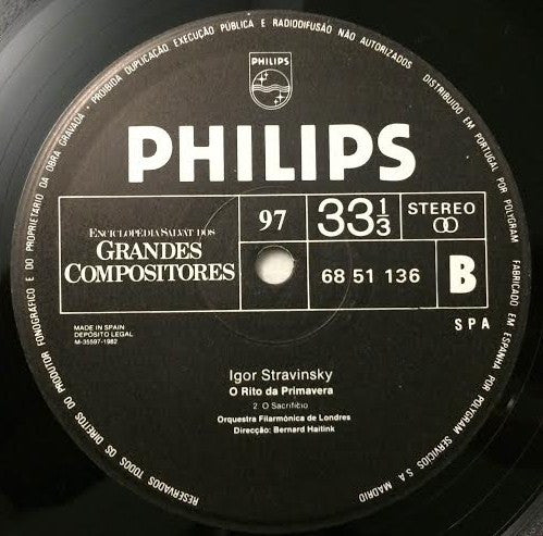 Igor Stravinsky - London Philharmonic Orchestra, Bernard Haitink - O Rito Da Primavera