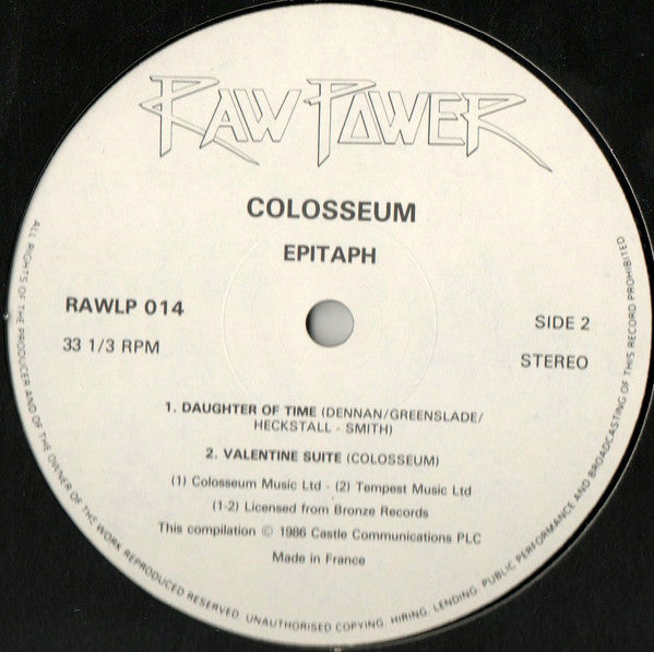 Colosseum - Epitaph