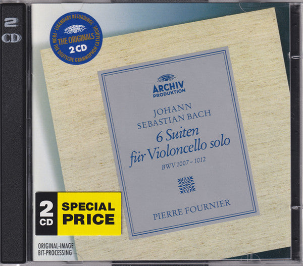 Johann Sebastian Bach - Pierre Fournier - 6 Suiten Für Violoncello Solo BWV 1007–1012