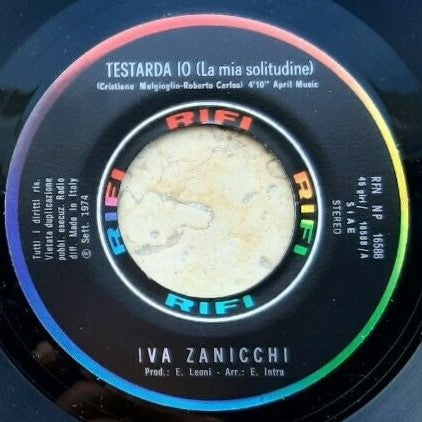 Iva Zanicchi - Testarda Io (La Mia Solitudine)