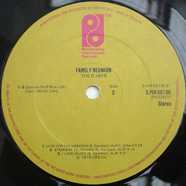 The O'Jays - Family Reunion