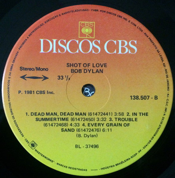 Bob Dylan - Shot of Love