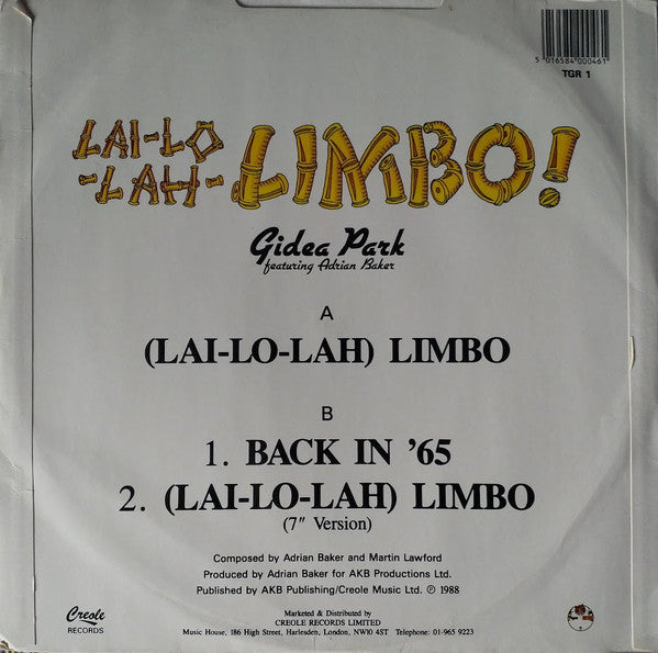 Gidea Park Featuring Adrian Baker - (Lai-Lo-Lah) Limbo