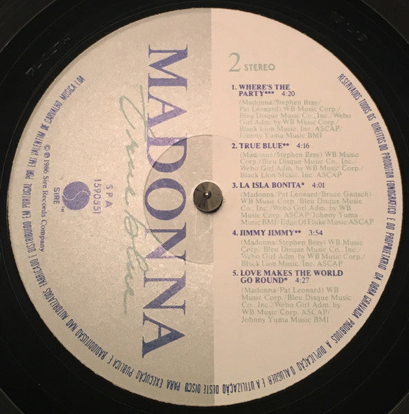 Madonna - True Blue