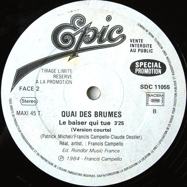 Quai Des Brumes - Le Baiser Qui Tue