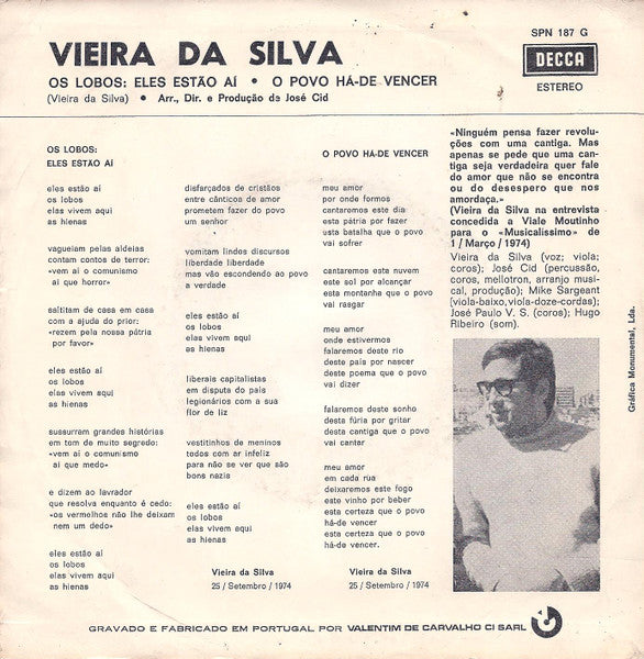 Vieira Da Silva - Os Lobos: Eles Estão Aí