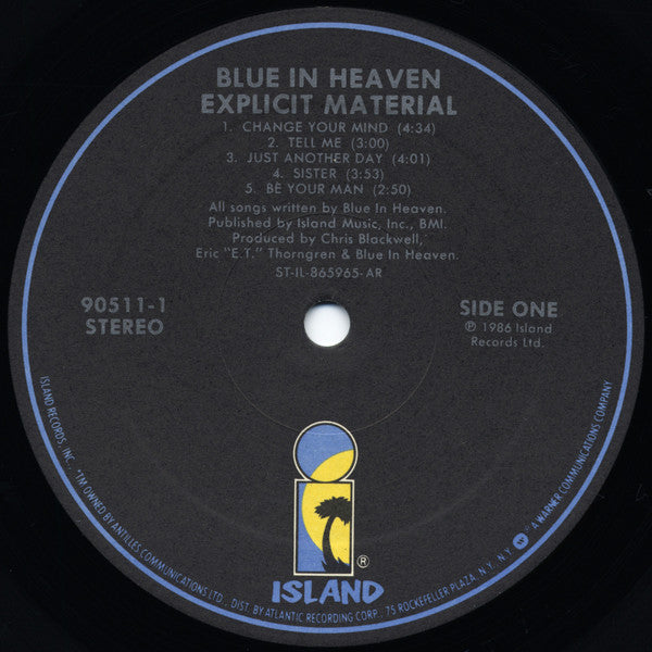 Blue In Heaven - Explicit Material