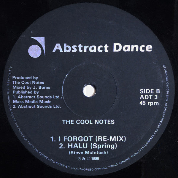 The Cool Notes - Spend The Night (Re-Mix)