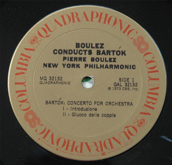 Pierre Boulez Conducts Béla Bartók, New York Philharmonic - Concerto For Orchestra