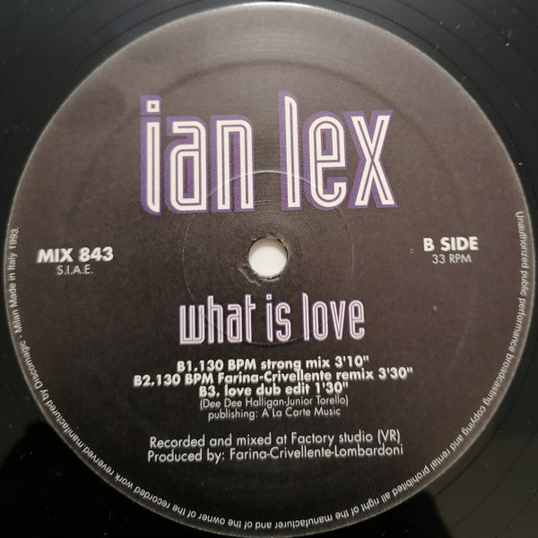 Ian Lex - What Is Love