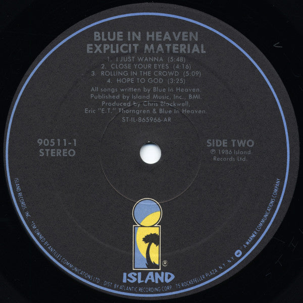 Blue In Heaven - Explicit Material