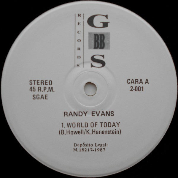 Randy Evans - World Of Today