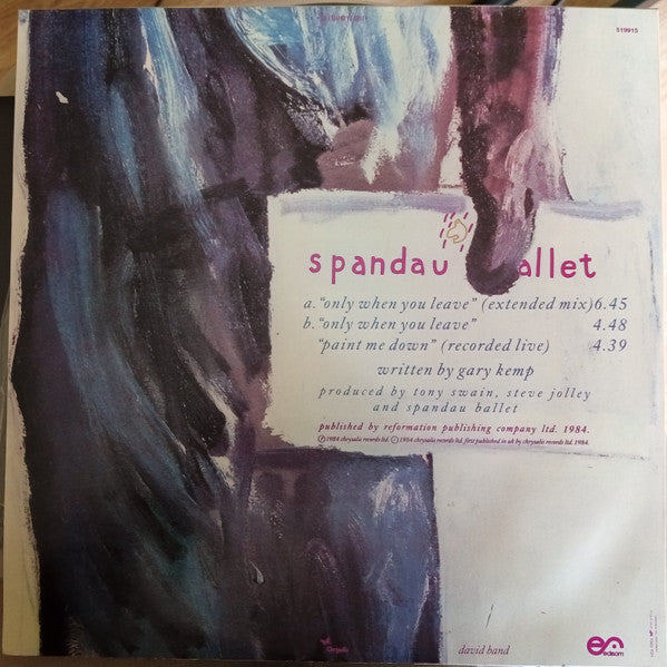 Spandau Ballet - Only When You Leave