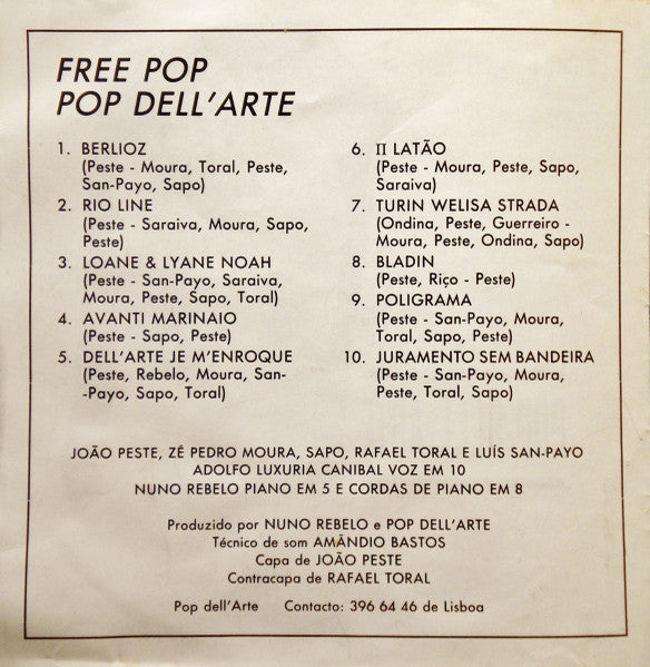 Pop Dell'Arte - Free Pop