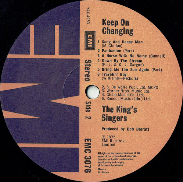 The King's Singers - Keep On Changing
