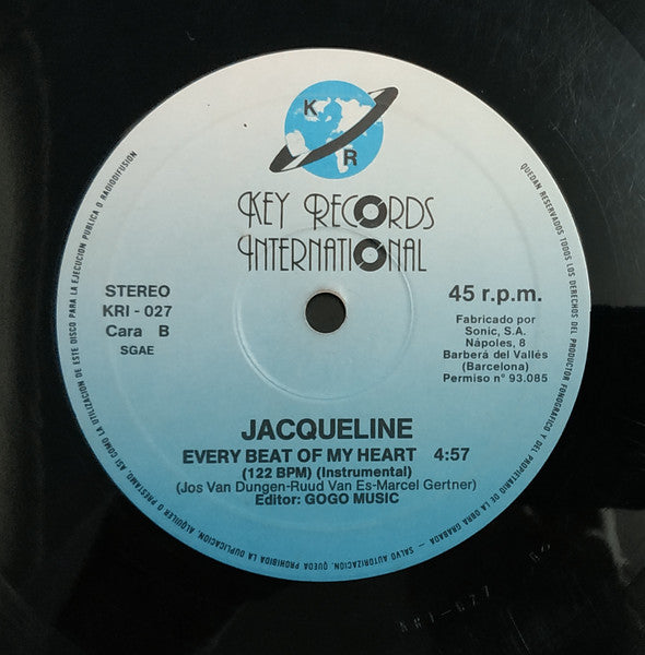 Jacqueline (4) - Every Beat Of My Heart