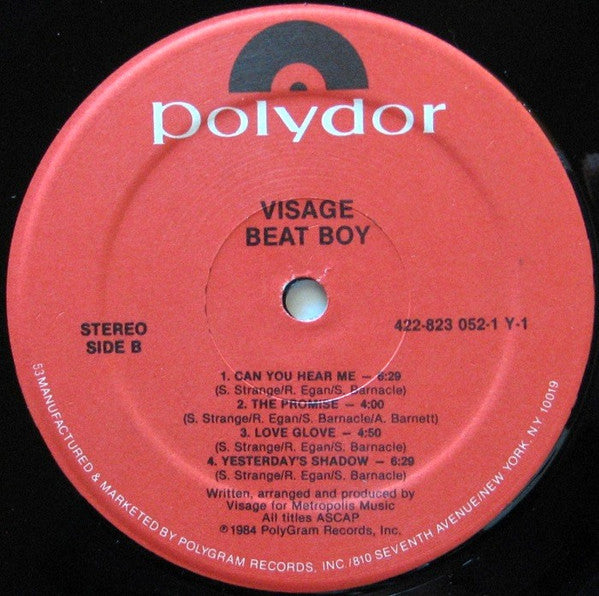 Visage - Beat Boy