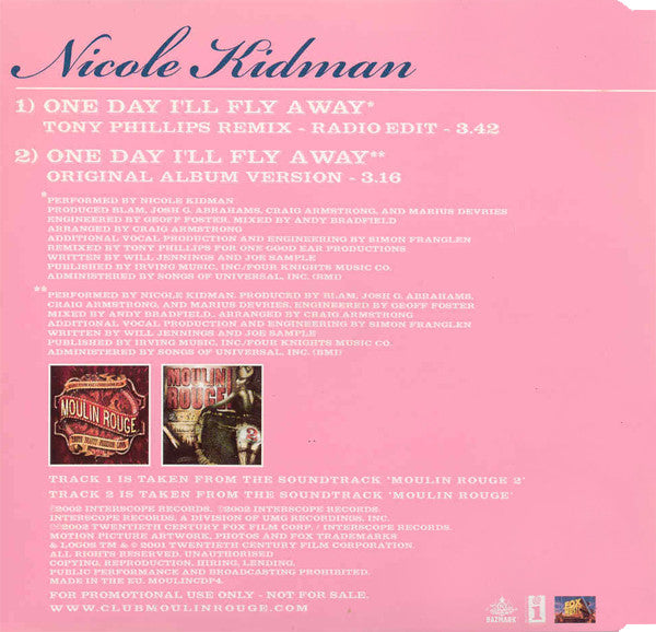 Nicole Kidman - One Day I'll Fly Away