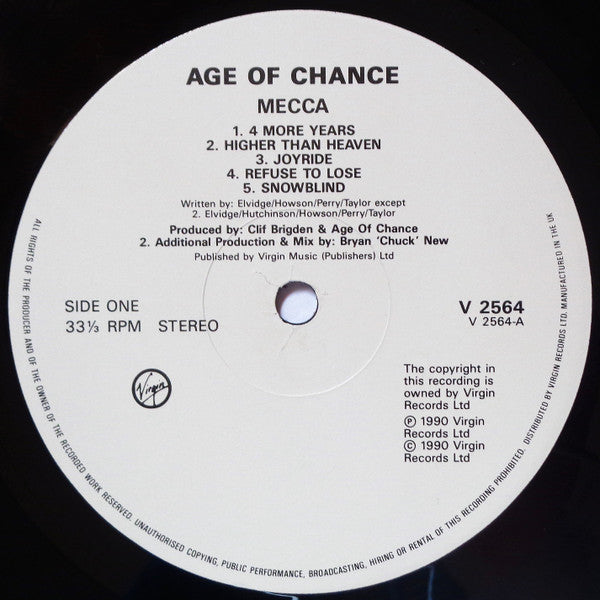 Age Of Chance - Mecca