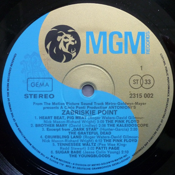 Various - Zabriskie Point