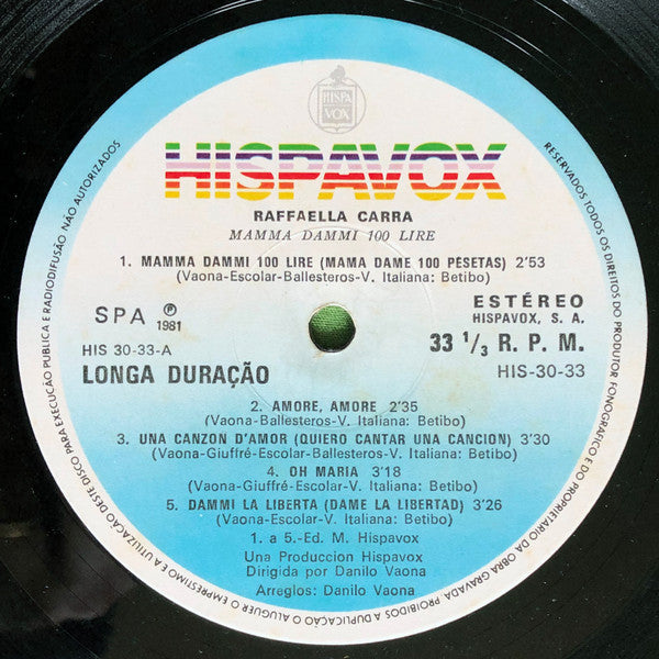 Raffaella Carrà - Mamma Dammi 100 Lire