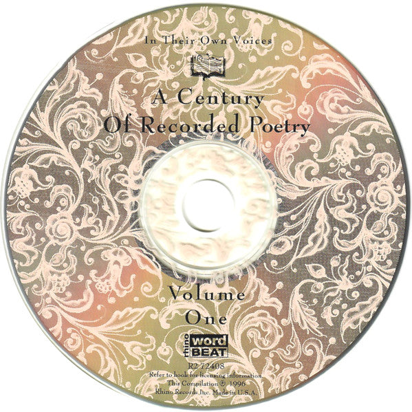 Various - In Their Own Voices (A Century Of Recorded Poetry)