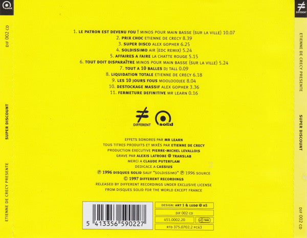 Etienne De Crécy - Super Discount