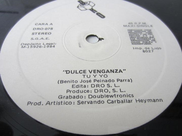 Dulce Venganza - Tu Y Yo