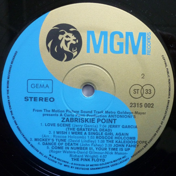 Various - Zabriskie Point