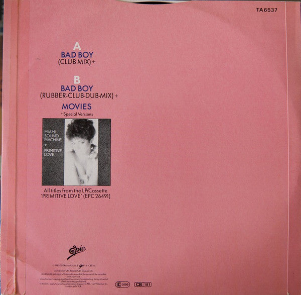 Miami Sound Machine - Bad Boy (Club Mix)