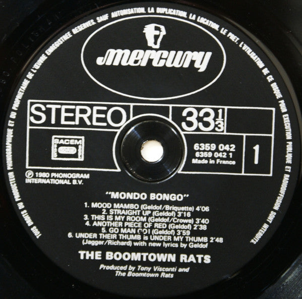The Boomtown Rats - Mondo Bongo