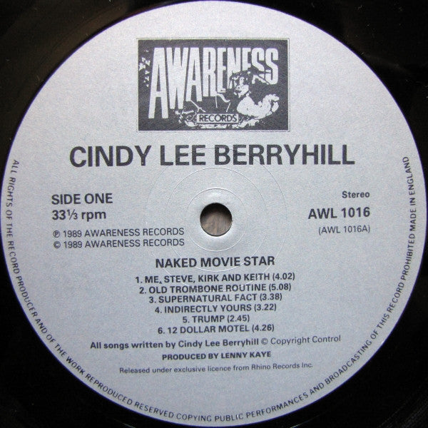 Cindy Lee Berryhill - Naked Movie Star