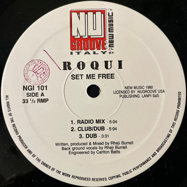 Roqui - Set Me Free / I've Just Begun To Love You (Day By Day)