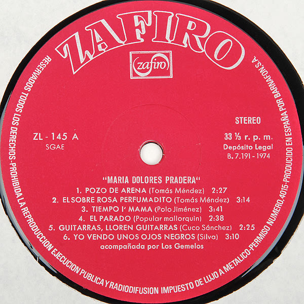 Maria Dolores Pradera - Maria Dolores Pradera