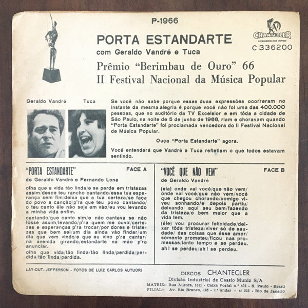 Geraldo Vandré E Tuca - Porta Estandarte