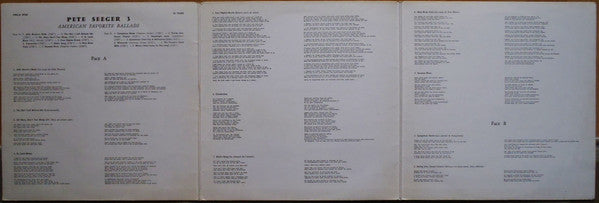Pete Seeger - American Favorite Ballads 3