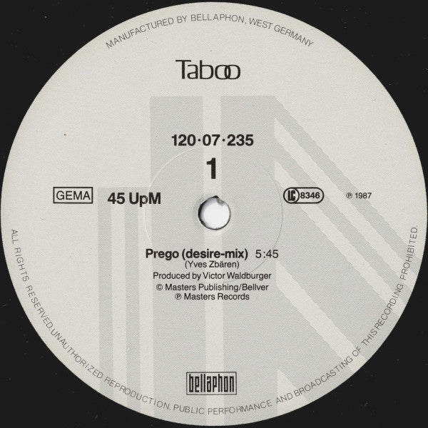 Taboo (17) - Prego