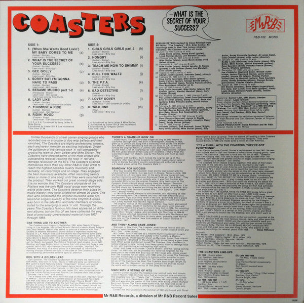 The Coasters - What Is The Secret Of Your Success?
