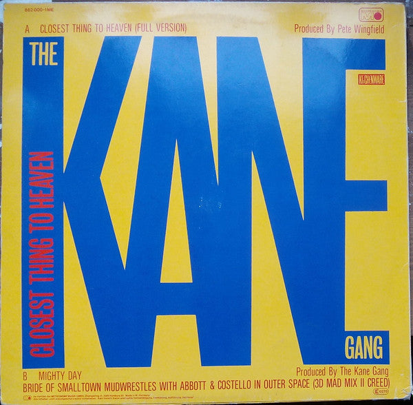 The Kane Gang - Closest Thing To Heaven
