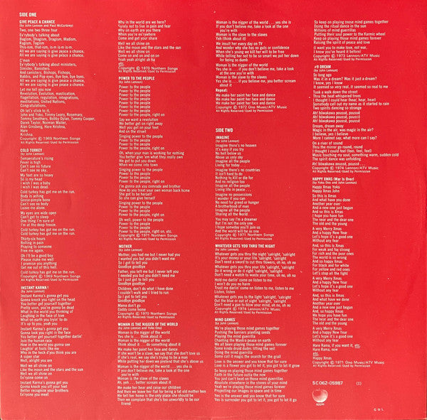 John Lennon - Shaved Fish