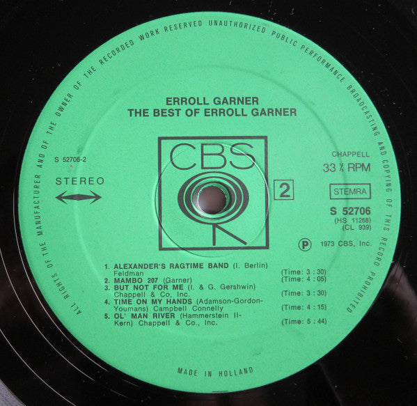 Erroll Garner - The Best Of Erroll Garner