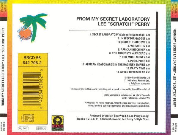 Lee Perry - From My Secret Laboratory