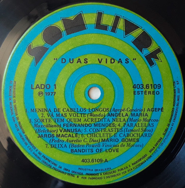Various - Duas Vidas (Trilha Sonora Original Da Novela)