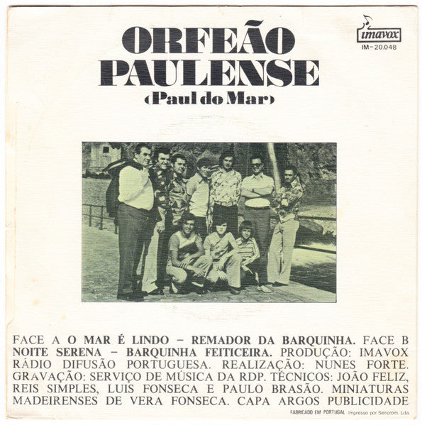 Orfeão Paulense - Paul Do Mar